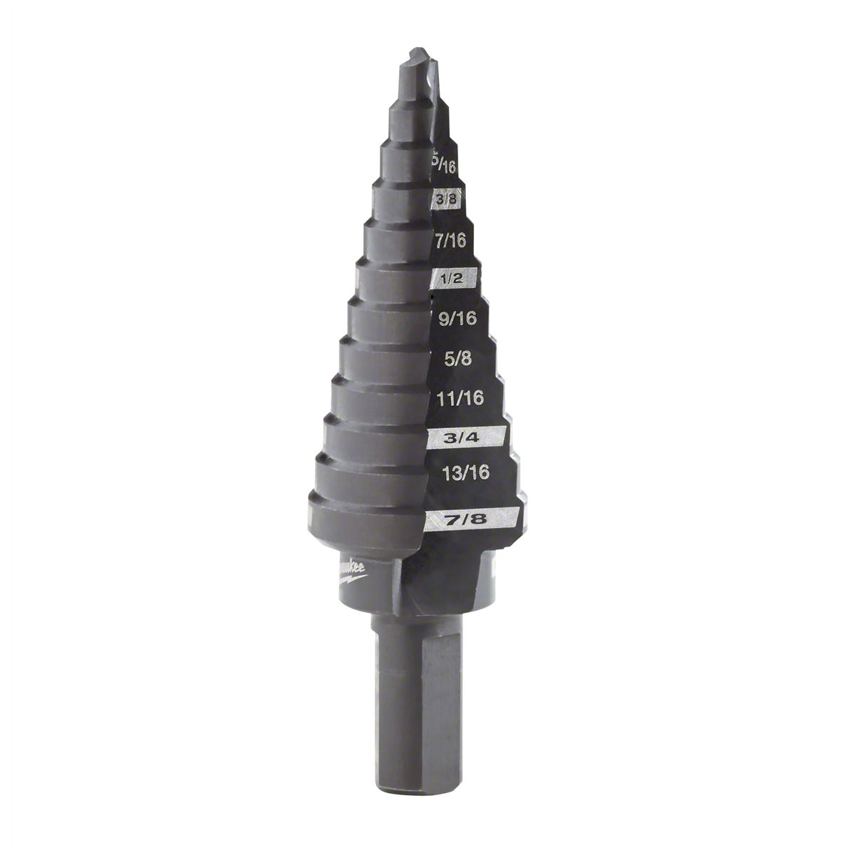Milwaukee Tool Universal AM Step Drill Bit; 3/16-Inch - 7/8-Inch by 1/ ...