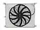 SR Performance Universal 16-Inch High Performance Slim Electric Radiator Fan with Shroud (Universal; Some Adaptation May Be Required)