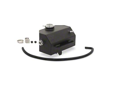 Mishimoto Aluminum Coolant Expansion Tank; Black (15-23 Mustang)