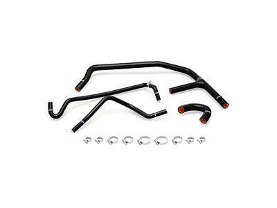 Mishimoto Silicone Ancillary Hose Kit; Black (15-23 Mustang EcoBoost)