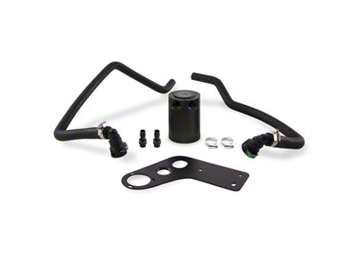 Mishimoto Baffled Oil Catch Can; Passenger Side (15-17 Mustang GT)