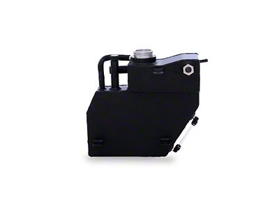 Mishimoto Aluminum Coolant Expansion Tank; Micro-Wrinkle Black (16-24 Camaro, Excluding ZL1)