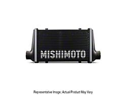 Mishimoto Carbon Fiber Intercooler with 20-Inch Gloss Black Core and Red End Tank Clamps; Straight Through Flow End Tank Orientation (Universal; Some Adaptation May Be Required)