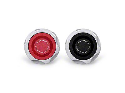 Mishimoto Oil Filler Cap; Black (16-24 2.0L Camaro)