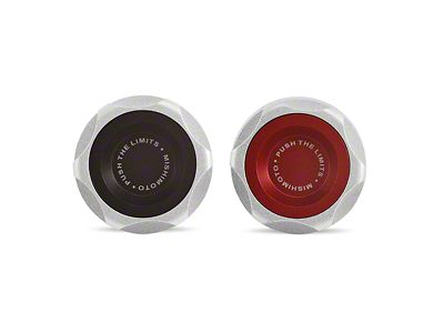 Mishimoto Oil Filler Cap; Red (10-15 V8 Camaro)