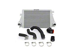 Mishimoto Performance Intercooler Kit with Black Piping; Silver (16-24 2.0L Camaro)