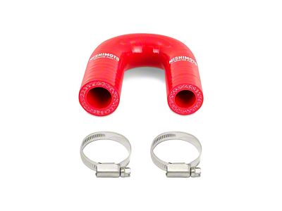 Mishimoto Silicone Heater Core Bypass Hose; Red (10-15 V8 Camaro)