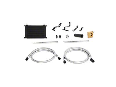 Mishimoto Thermostatic Oil Cooler Kit; Black (16-24 2.0L Camaro)