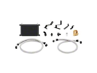 Mishimoto Thermostatic Oil Cooler Kit; Black (16-24 Camaro SS)