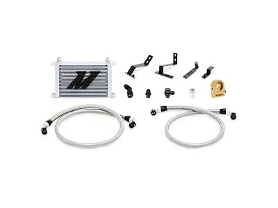 Mishimoto Thermostatic Oil Cooler Kit; Silver (16-24 Camaro SS)