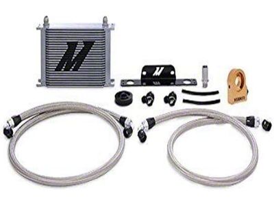 Mishimoto Thermostatic Oil Cooler Kit; Silver (10-15 Camaro SS)