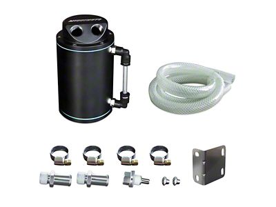 Mishimoto Oil Catch Can; Black (Universal; Some Adaptation May Be Required)