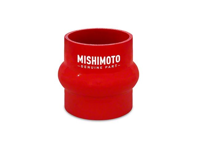 Mishimoto Silicone Hump Hose Coupler; 2.50-Inch; Red (Universal; Some Adaptation May Be Required)