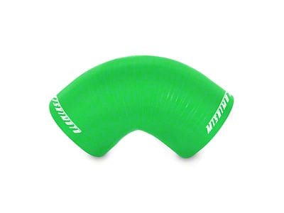 Mishimoto Silicone 90-Degree Coupler; 2-Inch; Green (Universal; Some Adaptation May Be Required)