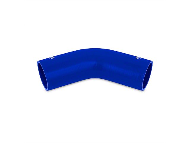 Mishimoto Silicone 44-Degree Coupler; 2.50-Inch; Blue (Universal; Some Adaptation May Be Required)