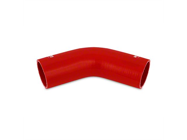 Mishimoto Silicone 44-Degree Coupler; 2.50-Inch; Red (Universal; Some Adaptation May Be Required)