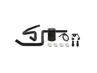 Mishimoto Direct-Fit Oil Catch Can Kit; Black (06-14 5.7L HEMI Charger)