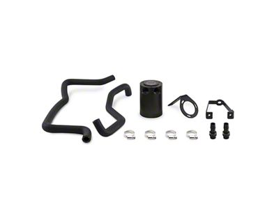 Mishimoto Direct-Fit Oil Catch Can Kit; Black (15-23 5.7L HEMI Charger)