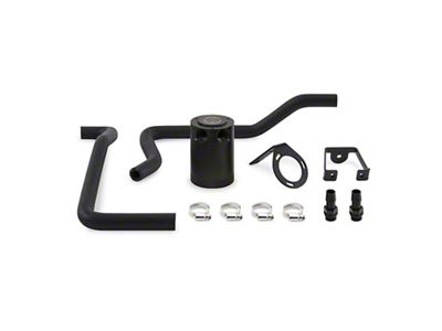 Mishimoto Direct-Fit Oil Catch Can Kit; Black (06-10 6.1L HEMI Charger)