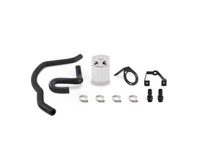 Mishimoto Direct-Fit Oil Catch Can Kit; Polished (15-23 6.4L HEMI Charger)