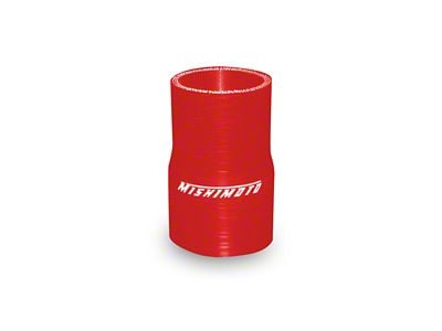 Mishimoto Silicone Transition Coupler; 2-Inch to 2.25-Inch; Red (Universal; Some Adaptation May Be Required)