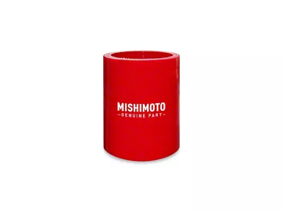 Mishimoto Silicone Straight Coupler; 2.50-Inch x 1.25-Inch; Red (Universal; Some Adaptation May Be Required)