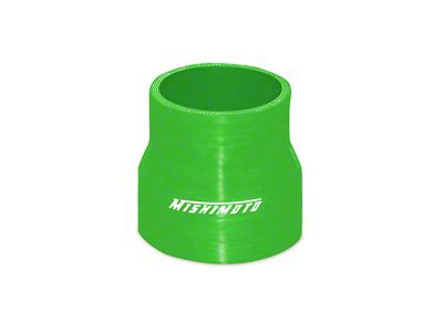 Mishimoto Silicone Transition Coupler; 2.50-Inch to 3-Inch; Green (Universal; Some Adaptation May Be Required)