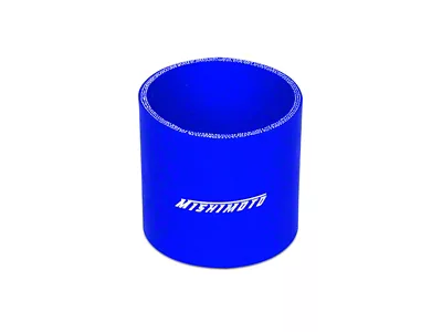 Mishimoto Silicone Straight Coupler; 2.50-Inch; Blue (Universal; Some Adaptation May Be Required)