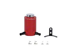 Mishimoto Aluminum Power Steering Reservoir Tank; Wrinkle Red (Universal; Some Adaptation May Be Required)