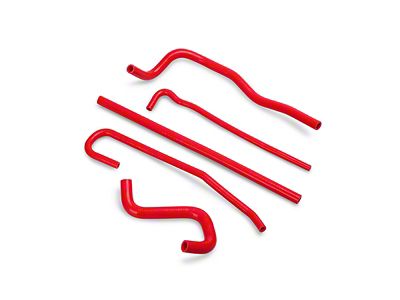 Mishimoto Silicone Ancillary Hose Kit; Red (97-04 Corvette C5)