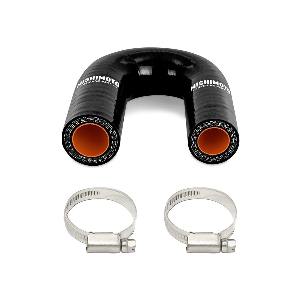Mishimoto Corvette Silicone Heater Core Bypass Hose; Black MMHOSELSHB