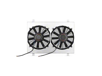 Mishimoto Dual High Flow 12-Inch Fans with Aluminum Shroud (79-93 5.0L Mustang)