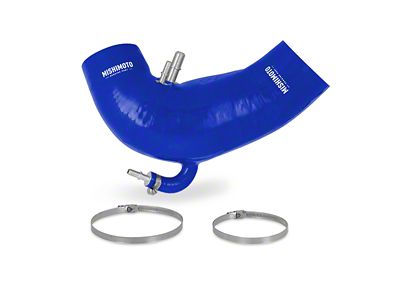 Mishimoto Silicone Induction Hose; Blue (15-17 Mustang GT)