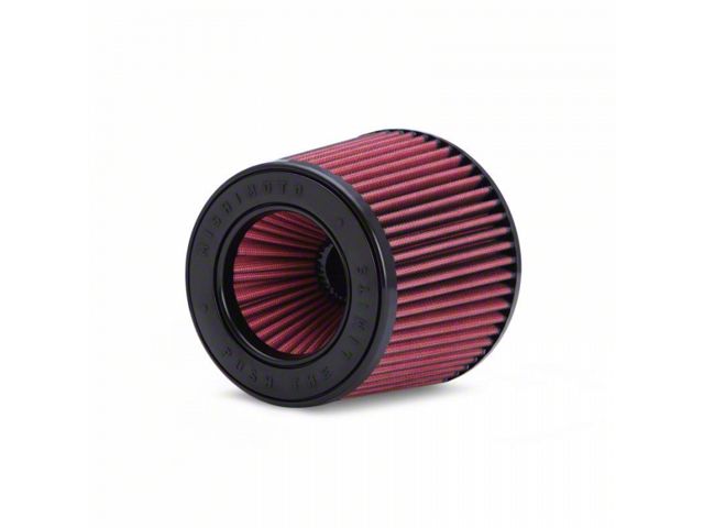 Mishimoto Powerstack Performance Air Filter; 2.75-Inch Inlet; 5.827-Inch Length; Red (Universal; Some Adaptation May Be Required)