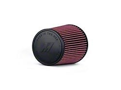 Mishimoto Performance Air Filter; 4-Inch Inlet; 7-Inch Filter Length; Red (Universal; Some Adaptation May Be Required)