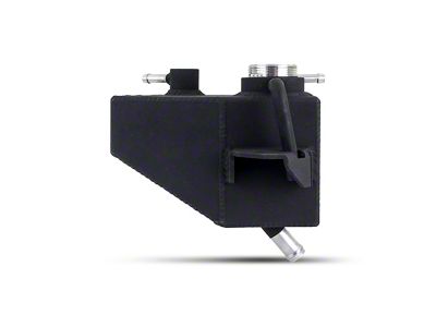 Mishimoto Aluminum Coolant Expansion Tank; Micro-Wrinkle Black (24-25 Mustang)
