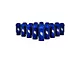 Mishimoto Blue Locking Lug Nut Kit; 1/2-Inch x 20; Set of 20 (79-14 Mustang)