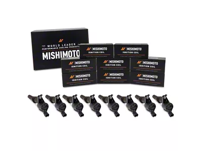 Mishimoto Ignition Coil; Set of Eight (Late 08-10 Mustang GT)