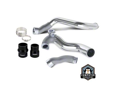 Mishimoto Intercooler Pipe and Boot Kit; Polished (24-26 Mustang EcoBoost)