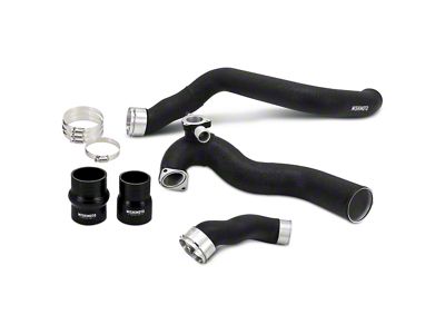Mishimoto Intercooler Pipe and Boot Kit; Wrinkle Black (24-26 Mustang EcoBoost)