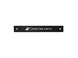 Mishimoto License Plate Delete; Black (Universal; Some Adaptation May Be Required)