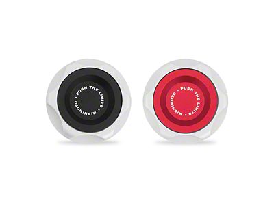 Mishimoto Oil Filler Cap; Red (87-93 5.0L Mustang; 94-01 Mustang GT)