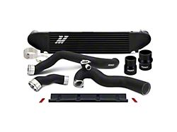 Mishimoto Performance Intercooler Kit with Black Piping; Black (24-26 Mustang EcoBoost)