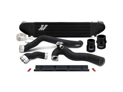 Mishimoto Performance Intercooler Kit with Black Piping; Black (24-26 Mustang EcoBoost)