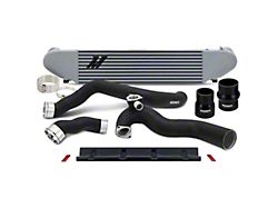 Mishimoto Performance Intercooler Kit with Black Piping; Silver (24-26 Mustang EcoBoost)