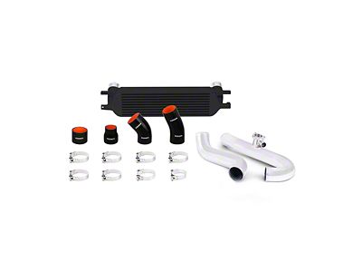 Mishimoto Performance Intercooler Kit with Polished Piping; Black (15-23 Mustang EcoBoost)