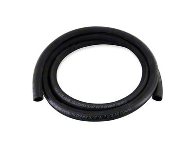 Mishimoto Push Lock Hose; Black; -12AN; 240-Inch (Universal; Some Adaptation May Be Required)