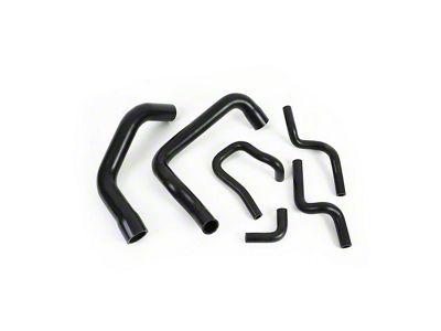 Mishimoto Silicone Coolant Hose Kit; Black (86-93 5.0L Mustang)