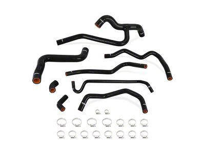 Mishimoto Silicone Radiator and Heater Hose Kit; Black (05-10 Mustang V6)