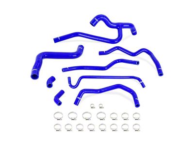 Mishimoto Silicone Radiator and Heater Hose Kit; Blue (05-10 Mustang V6)